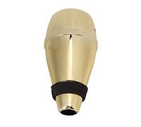 VGEBY Sordina per Tromba, Silenziatore Completamente Chiuso in Plastica ABS, Sordina Silenziosa per Trombe e Suonatori di Eufonio (GOLD)