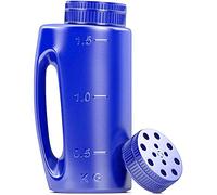 VGEBY Spandisale Manuale per Carichi Pesanti, Agitatore con Impugnatura Comoda, Spargisale per Fertilizzanti, per Uso Tutto L'Anno, 13 X 9 X 28 cm. (Blue)