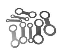 VGEBY Strumento di Livellamento per Sassofono, Accessorio di Manutenzione in Metallo per Sassofono e Strumenti a Fiato, 8 Opzioni di Dimensioni per Cuscinetti Piatti e Prevenzione delle Perdite