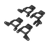VGEBY Supporto Ammortizzatore 4 Pezzi Ammortizzatori Anteriori Posteriori Regolabili Struts Supporto per ammortizzatori Adatto per -4 RC Car(Nero)