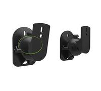VGEBY Supporto per Altoparlante a Parete, Mensola in ABS da 5 Kg per Home | Dimensioni Compatte da 47,7 Mm, Giunto Sferico Silenzioso, Installazione Facile in 5 Minuti, capacità di Carico Fino a 5 kg.