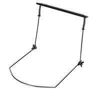 VGEBY Supporto per Armonica di Alta qualità con Supporto per Collo in Gomma Accessorio Portatile per Strumenti a Fiato (24 buchi neri)