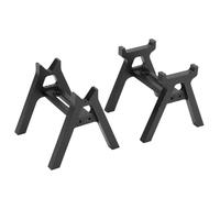 VGEBY Supporto per Auto RC, Espositore Statico in Lega di Alluminio per Manutenzione Auto RC 1/24 1/18, Protezione Pneumatici, Angolo Regolabile per Collezioni Domestiche (BLACK)