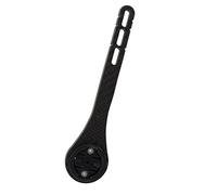 VGEBY Supporto per Computer da Bici in Fibra di Carbonio, Supporto Esteso Anteriore per Edge 130 520 530 830 1030 Wahoo Elemnt Bolt Roam Bryton XOSS Blackbird IGPS, con Adattatore