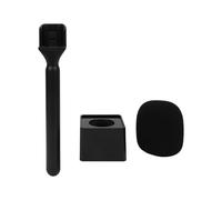 VGEBY Supporto per Microfono, Adattatore Portatile in ABS con Parabrezza per un Suono Chiaro Nella Registrazione Video e nel Podcasting