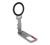 VGEBY Supporto per telefono ad anello magnetico, supporto pieghevole in alluminio regolabile con maniglia girevole a 360° per smartphone, compatibile con accessori per treppiedi