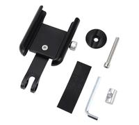 VGEBY Supporto per Telefono da Bici, Supporto per Telefono da Bici in Lega di Alluminio Antiurto Regolabile a 270 Gradi per Manubrio con Fissaggio Sicuro per Navigazione, Fotografia, (BLACK)