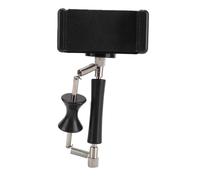 VGEBY Supporto per Telefono per Chitarra, Supporto per Spartito Regolabile con Morsetto per Accordatura, per Ukulele e Testata per Chitarra con Spessore di 6-10,5 Cm