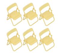 VGEBY Supporto per Telefono, Supporto Pieghevole in Plastica a Forma di Mini Sedia, Design Carino, Set da 30 Pezzi per Scrivania, Tablet, Uso del Telefono Cellulare