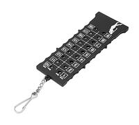 VGEBY Tabellone Segnapunti da Tabellone Segnapunti da in Plastica ABS Contatore Colpi a 18 Buche Pulsante Portatile Punteggio 16 X 6 Cm per Giocatori di da Competizione (#1)