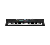 VGEBY Tastiera Pianoforte 61 Tasti Multifunzione per Principianti con | 16 suoni integrati, 6 ritmi e demo, funzione insegnamento, controllo volume e accordi, microfono e leggio inclusi,