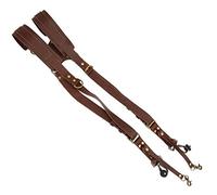 VGEBY Tracolla per Fotocamera,Doppio Rivetto in Pelle Regolabile Doppia Spalla Fotocamera DigitaleTracolla Accessorio per Imbracatura Doppia Protezione Anti-Caduta Fotocamera Digitale