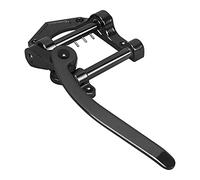 VGEBY Tremolo Vibrato Bridge per Chitarra Elettrica Tele - Facile da installare, Comodo e Veloce - 1 x Ponte di Vibrazione per Chitarra (BLACK)
