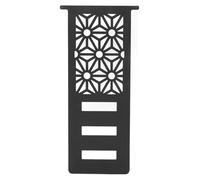 VGEBY Tubo per Apparecchi a Gas in Acciaio Inossidabile, Materiale 304 con Piastra di Estensione e Altezza Regolabile per Bruciatore Piatto Snowpeak GS 450R IGT (BLACK)