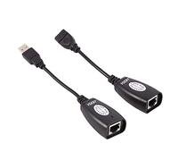 VGEBY USB 2.0 Extender Ethernet RJ45 Adattatore di Estensione del Cavo Rete Cablata Usb to Usb c