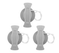 VGEBY Valvola per Gommone, 3 Pezzi Tappi Aria per Gommone Professionale 8 Denti Tappo Aria di Ricambio Gonfiabile a Tenuta Stagna in PVC per Kayak Gommone