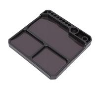 VGEBY Vassoio Portautensili in Silicone, Supporto per Viti RC Antiscivolo con Scomparti Multipli, Organizer Compatto per Riparazioni Elettroniche, Costruzione di Modelli, Uso su Banco da Lavoro Fai