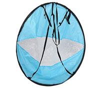 VGEBY Vela Sottovento in PVC da 108 Cm, Vela Pieghevole Portatile per Kayak con Cinture e Clip per Canoa Gonfiabile (Lago Blu)