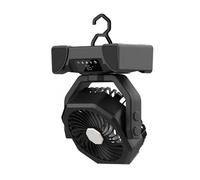 VGEBY Ventilatore da Campeggio Ventilatore Portatile Ricaricabile da Esterno Portatile con Struttura in ABS Batteria da 20000 MAh Rotazione di 45° 90° Telecomando Luce a LED per Tenda da Pesca da