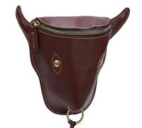 VGEBY VGEBY, da Uomo in Pelle PU, Borsa Compatta con Tracolla Regolabile per gli Sport all'aria Aperta e la Vita Quotidiana (BLACK) (BLACK) (BROWN)