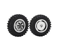 VGEBY VGEBY Set di 2 Pneumatici per Cerchioni in Lega di Alluminio, Pneumatici in Gomma da 55 Mm per Auto RC 1/24, con Presa e Durata Migliorate, Compatibili con Axial SCX24 AXI90081 AXI00001
