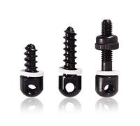 VGEBY Vite Girevole per Imbracatura, 3 Pezzi Vite per Imbracatura a Sgancio Rapido Borchie Girevoli per Imbracatura Portatile Hardware di Montaggio Girevole