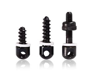 VGEBY Vite Girevole per Imbracatura, 3 Pezzi Vite per Imbracatura a Sgancio Rapido Borchie Girevoli per Imbracatura Portatile Hardware di Montaggio Girevole