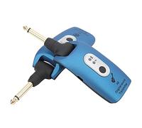 VGEBY Wireless con Ricevitore e Trasmettitore per Chitarra, Audio a Bassa Latenza a Basso Rumore da 2,4 GHz con Batteria Ricaricabile Integrata e Cavo USB, per Basso Elettrico e (BLUE)