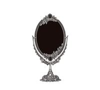 VGEBY Zink Make -Up Zink League Mirror Ne Necessario Specchio di Zinco, Doppio e Ruotato per un Aspetto Make -up, Selezione Ideale [vintage, a mano] [Eventi Speciali, Natale] (Antico stagno grande)