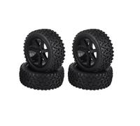 VGEBY1 4 Pneumatici in Gomma, Pneumatici Ruota 1/10 RC Racing Crawler Auto su Auto da Corsa (Nero)