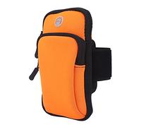 VGEBY1 Borsa da Braccio, Custodia da Polso Impermeabile in Neoprene per Correre da Jogging(Arancia)