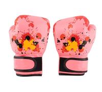 VGEBY1 Guantoni da Boxe per Bambini, Guantoni da Combattimento Muay Thai. Sacco da Boxe Guanti da Masticare per Bambini(Rosa)