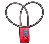 VGEBY1 Ruota di Blocco della Bicicletta, Intelligente Blocco Bluetooth Serratura antifurto Allarme App Controllo Mobile(Rosso)