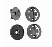 VGEBY1 Supporto per Computer Bici, Staffa per contachilometri GPS con tachimetro per Bici Garmin, Cat Eye, Bryton(Nero)