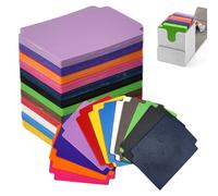 VGECEE 120 Pezzi Divisori per Carte Collezionabili Divisori per Carte da Gioco 95x70 mm Divisori di Pagina per Carte Multicolori Separatore di Carte da Gioco in Plastica per Giochi Articoli Sportivi