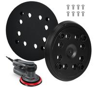 VGECEE 2 Pezzi Platorello Abrasivo 125mm Platorelli con 8 Fori Tampone di Ricambio Piatti Abrasivi Platorello Levigatrici Elettriche Disco Compatibile con Bosch PEX 270 A/PEX 270 AE con Viti