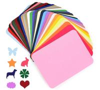 VGECEE 29 Pz Toppe Termoadesive, 29 Colorati Toppe Termoadesive per Jeans Toppa Termoadesiva per Tessuti Rettangolo Toppa Tessuto Decorazione e Riparazione per Giacche Zaini Scarpe Berretti,12.5*9.5cm