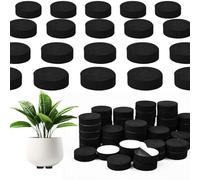 VGECEE 60 Pezzi Piedini Antiscivolo Gomma Feltrini Adesivi Spessore 10 mm Feltrini sedie autoadesivi Feltrini Autoadesivi Rotondi Feltrini per Sedie Rotondi Eva Cuscinetti Antiscivolo per Mobili