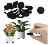 VGECEE 60 Pezzi Piedini Antiscivolo Gomma Feltrini Adesivi Spessore 10 mm Feltrini sedie autoadesivi Feltrini Autoadesivi Rotondi Feltrini per Sedie Rotondi Eva Cuscinetti Antiscivolo per Mobili