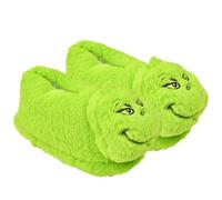 VGECEE Ciabatte Allegre per Natale, Pantofole Unisex Pantofola Interna Calda Invernale Peluche Soft Peluche Funny Cartoon Pantofole Ciabatte da Casa Antiscivolo Pantofole da Casa in Morbida (36-46)