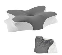 VGECEE Federa Cuscino Cervicale Ergonomico Federa di Ricambio per JK79 Cuscino Ortopedico Federa di Ricambio Lavabile Federe per Cuscini in Memory Foam Federa per Cuscino Cervicale(Solo per 63x38x14cm