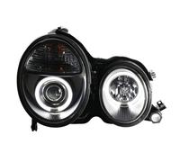 VGLLUTLH Auto Stying Compatibile for Benz 1998-2001 W210 E200 E240 E320 E430 Angel Eyes DRL Luci Diurne Testa Lampada Frontale((low beam))