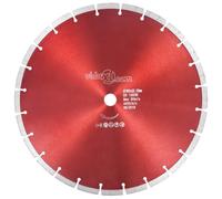 VGLQNRPT Disco da taglio diamantato 350 mm/22,23 mm, denti in acciaio | Adatto per taglio a umido e a secco, 4400 giri/min, alta velocità di taglio