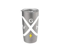VGN PWR - Vegan Power - Straight Edge Bicchiere termico in acciaio inox doppia parete