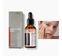 VGO Siero Vitamina C, Siero Viso con Vitamina E ed Acido Ialuronico, Uniforma il Tono della Pelle, Previene Macchie Scure, Linee Sottili e Rughe (30ml)