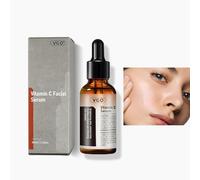 VGO Siero Vitamina C, Siero Viso con Vitamina E ed Acido Ialuronico, Uniforma il Tono della Pelle, Previene Macchie Scure, Linee Sottili e Rughe (60ml)