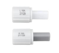 VGOL 1 Paio Di Cerniere Rotanti In Plastica Per Ammortizzatori Sinistra E Destra Per Il Sistema Di Chiusura Ammortizzata Del Sedile Del WC