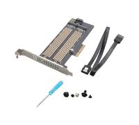 VGOL 1 scheda adattatore Dual M.2 SSD PCIe x4 x8 x16 NVMe SATA compatibile con ASUS