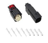 VGOL 1 set di connettori per cavi Molex a 4 pin maschio e femmina, impermeabili, con terminale maschio e femmina, kit di tenuta per auto