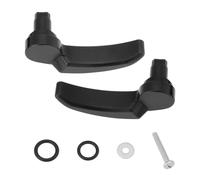 VGOL 1 Set di Leve di Chiusura per Borse Laterali Nere Sollevatori per Coperchi di Borse Laterali Asta di Trazione in Alluminio Compatibile con Har-Ley Davidson con Borse Rigide